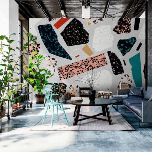 Alternative view of AS foto tapeta - Walls by Patel 2 - Terrazzo 1