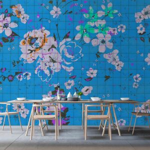 AS foto tapeta - Walls by Patel 2 - Flower Plaid 3