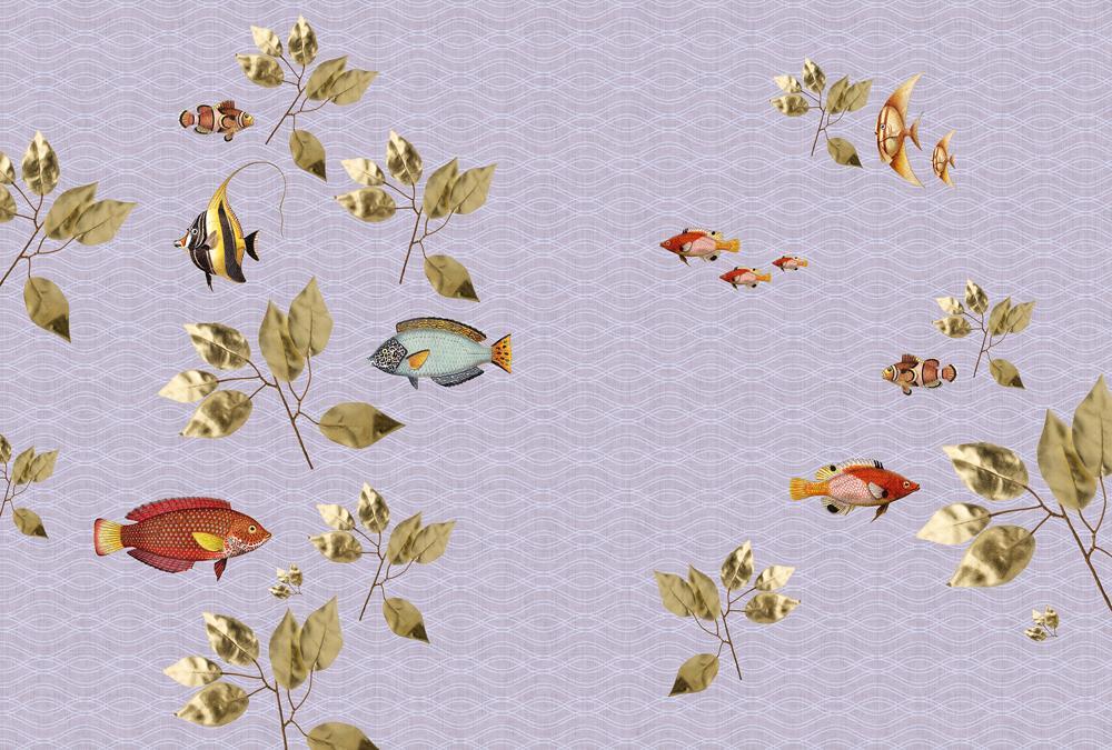 AS foto tapeta - Walls by Patel 2 - Brilliant Fish 2