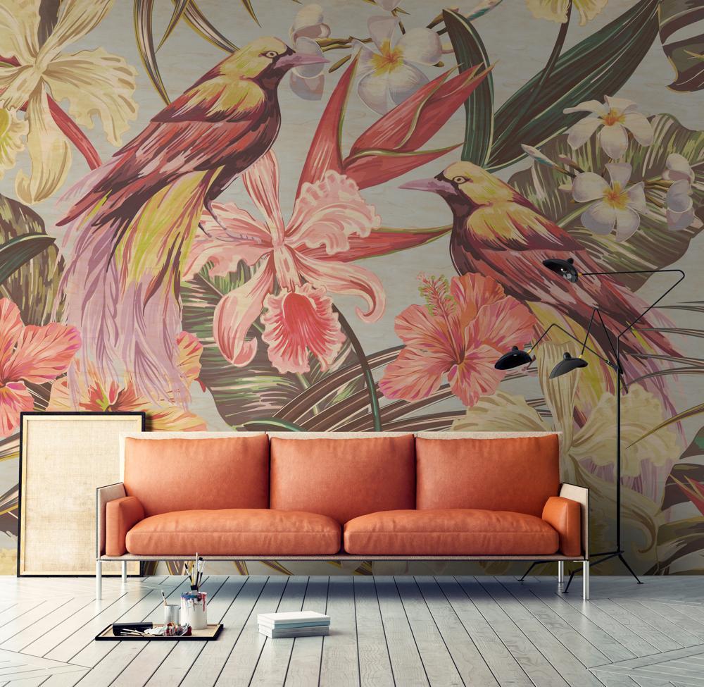 AS foto tapeta - Walls by Patel 2 - Exotic Birds 1 - slika 2