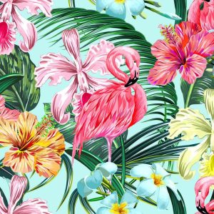 Foto tapeta - Flamingo Art 1