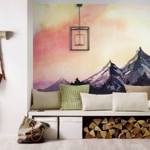 Alternative view of Foto tapeta - Mountain Paint 1