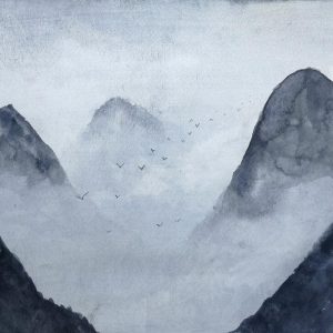 Foto tapeta - Misty Rocks 1