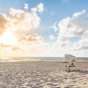 Foto tapeta - Beach Chair - 350 cm x 255 cm