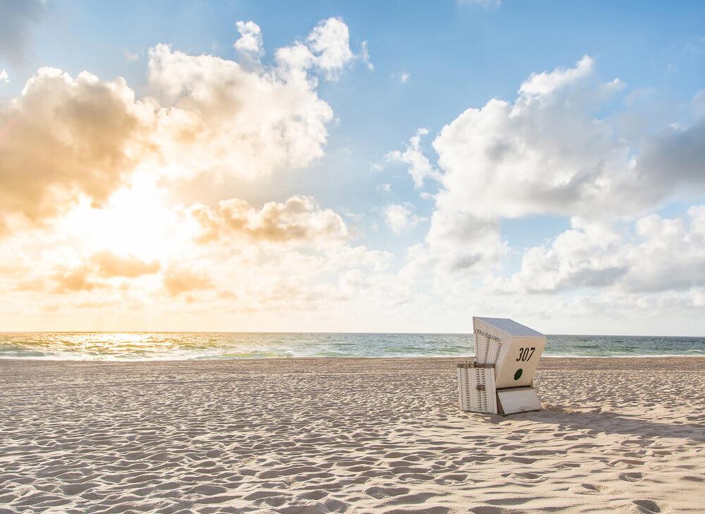 Foto tapeta - Beach Chair - 350 cm x 255 cm
