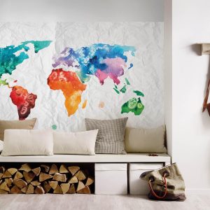 Alternative view of Foto tapeta - Colourful World 2