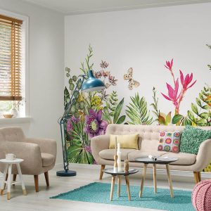 Alternative view of Foto tapeta - Motley Flowers