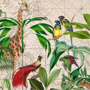 Livingwalls fototapeta - PalmTreeMap DD119741