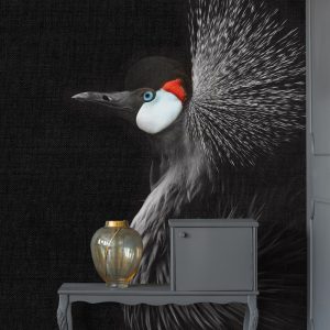 Alternative view of Livingwalls fototapeta - CrownedCraneBl DD119805