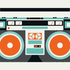 Livingwalls fototapeta - GhettoBlaster DD120129