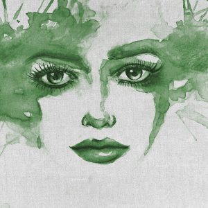 Livingwalls fototapeta - WatercoloFace2 DD120193