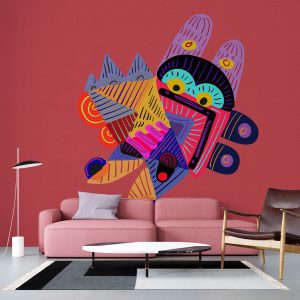 Alternative view of AS foto tapeta - Walls by Patel 3 - Looneyland 1