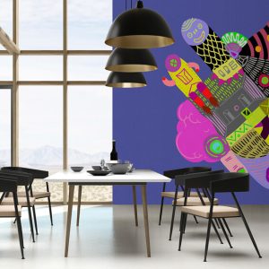 Alternative view of AS foto tapeta - Walls by Patel 3 - Looneyland 2