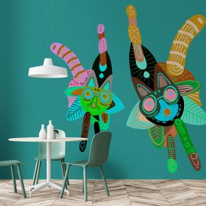 Alternative view of AS foto tapeta - Walls by Patel 3 - Looneyland 3