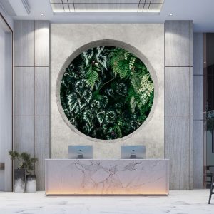 Alternative view of AS foto tapeta - Walls by Patel 3 - Deep Green 1