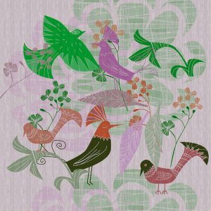 AS foto tapeta - Walls by Patel 3 - Birdland 2