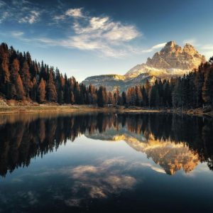 Alternative view of Foto tapeta Designwalls 2 - LagoAntorno   (Jezero Antorno)