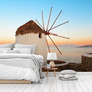 Foto tapeta Designwalls 2 - GreekWindmill (Grški Mlin Na Vetrnico)