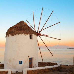 Alternative view of Foto tapeta Designwalls 2 - GreekWindmill (Grški Mlin Na Vetrnico)