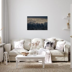 Alternative view of Slika na platnu Designwalls 2 - ForestInFog   (Gozd V Megli)