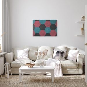 Alternative view of Slika na platnu Designwalls 2 - VintageHexago1(Starinski šesterokotnik1)