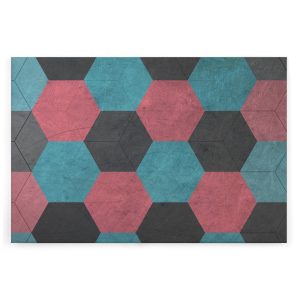 Slika na platnu Designwalls 2 - VintageHexago1(Starinski šesterokotnik1)