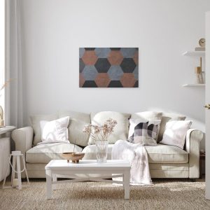 Alternative view of Slika na platnu Designwalls 2 - VintageHexago2(Starinski šesterokotnik2)