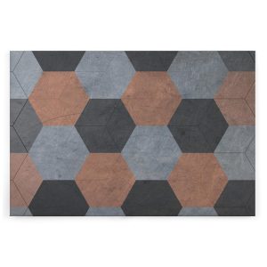 Slika na platnu Designwalls 2 - VintageHexago2(Starinski šesterokotnik2)