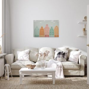 Alternative view of Slika na platnu Designwalls 2 - Houserow      (Hiša Vrstica)