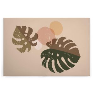 Slika na platnu Designwalls 2 - BohoLeaves    (Boho Listje)