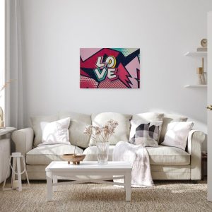 Alternative view of Slika na platnu Designwalls 2 - PopUpLove     (Pop Up Ljubezen)