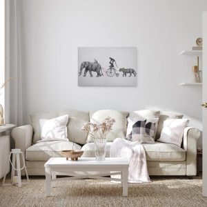 Alternative view of Slika na platnu Designwalls 2 - AnimalQueue   (Vrsta živali)