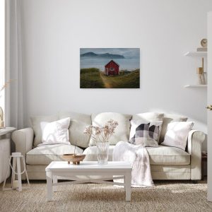 Alternative view of Slika na platnu Designwalls 2 - NordicCottage (Nordijska Koča)