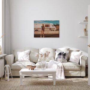 Alternative view of Slika na platnu Designwalls 2 - SkaterGirl    (Drsalka Dekle)