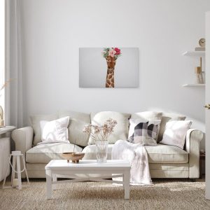 Alternative view of Slika na platnu Designwalls 2 - GiraffePortrai(Portret Žirafe)