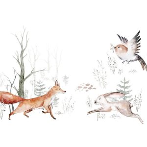 Foto tapeta Designwalls 2 - ForestFriends (Gozdni Prijatelji)