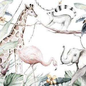 Foto tapeta Designwalls 2 - SafariFriends (Safari Prijatelji)