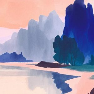 Alternative view of AS foto tapeta - Walls by Patel 4 - Aurora